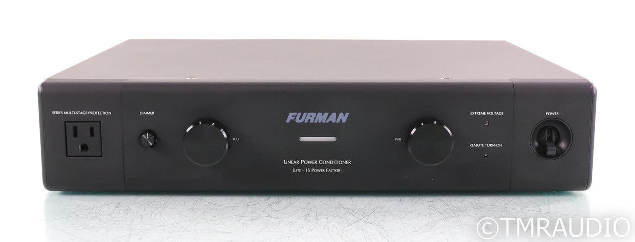 Furman Elite-15 Power Factor i AC Power Line Conditioner; PFI; Black