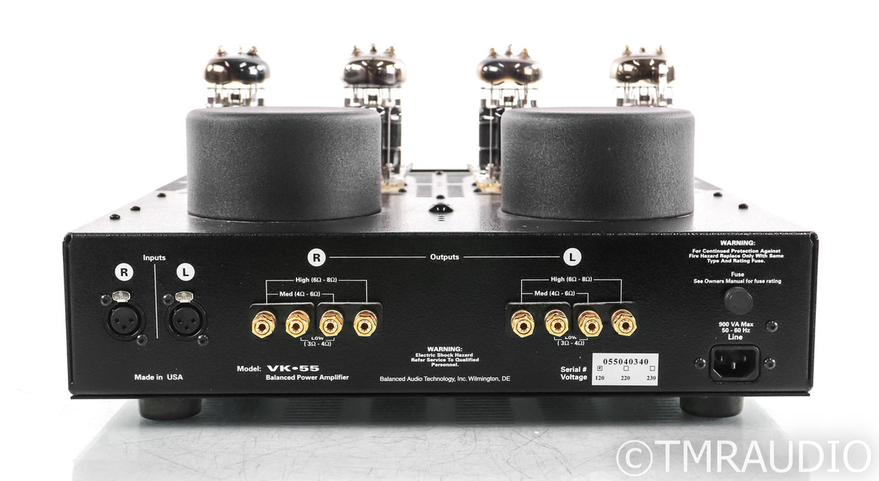 BAT VK-55SE Stereo Tube Power Amplifier; Black; VK55SE