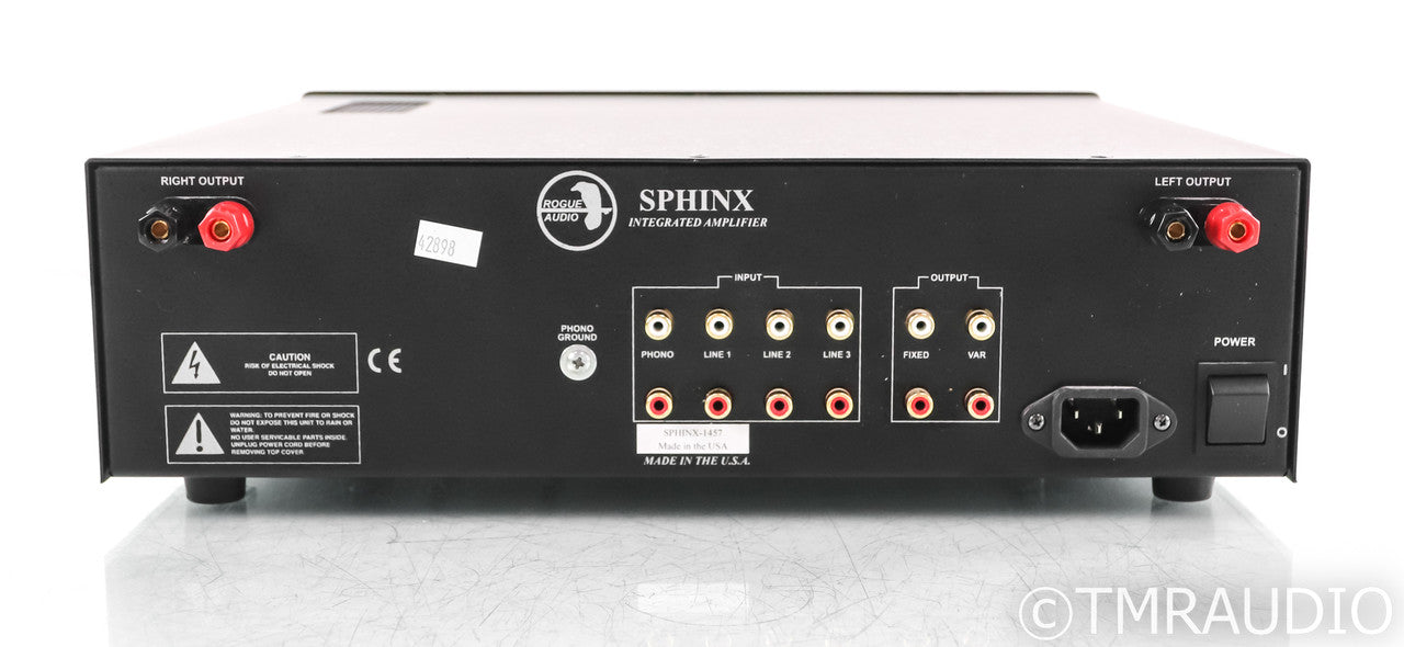 Rogue Audio Sphinx Stereo Tube Hybrid Integrated Amplifier; MM Phono
