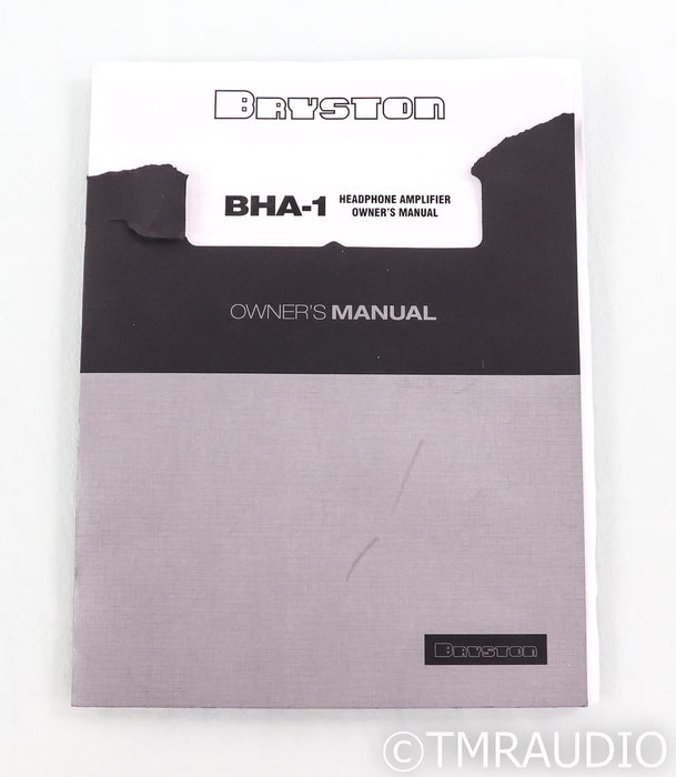 Bryston BHA-1 Stereo Headphone Amplifier; BHA1