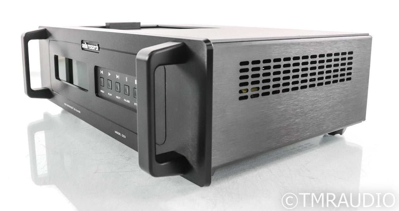 Audio Research Model CD3 CD Player; Remote; Black