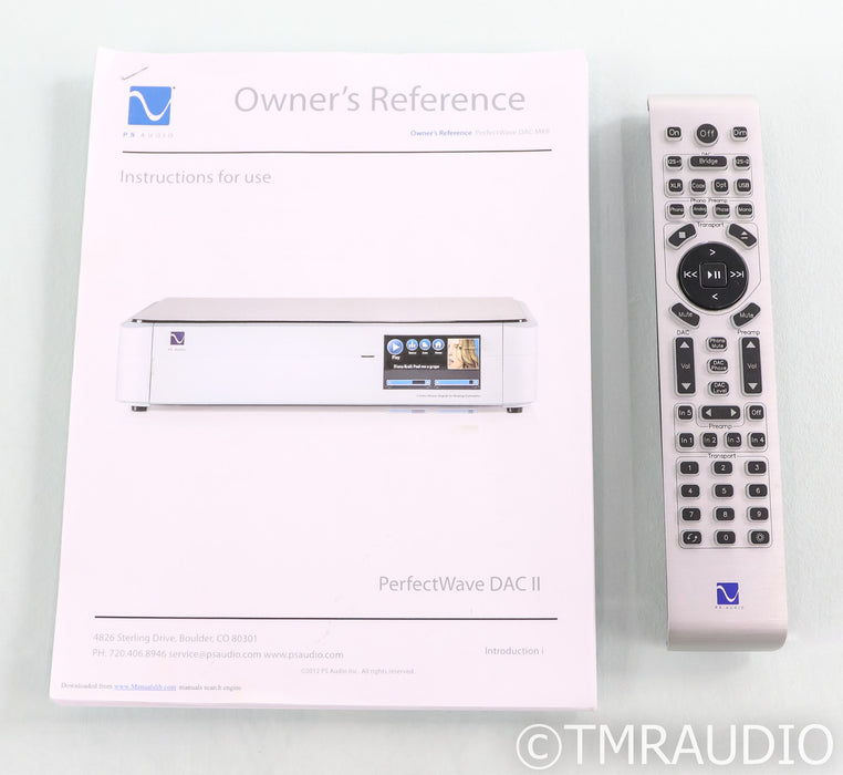 PS Audio PerfectWave DirectStream DAC; DSD; Bridge II; Remote (Used) (1/9)