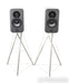 Q Acoustics Concept 300 Bookshelf Speakers; Silver Ebony Pair (Open Box)