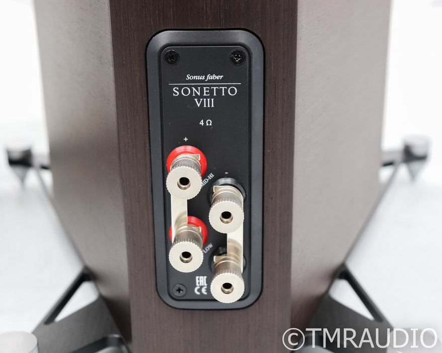 Sonus Faber Sonnetto VIII Floorstanding Speakers; Wenge Pair; Sonnetto8