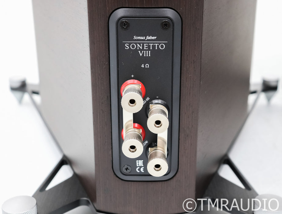 Sonus Faber Sonnetto VIII Floorstanding Speakers; Wenge Pair; Sonnetto8