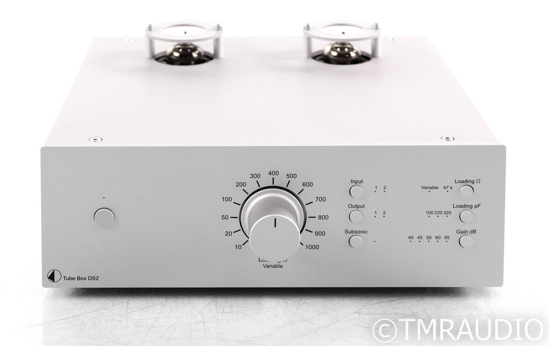 Pro-Ject Tube Box DS2 MM / MC Tube Phono Preamplifier; Silver