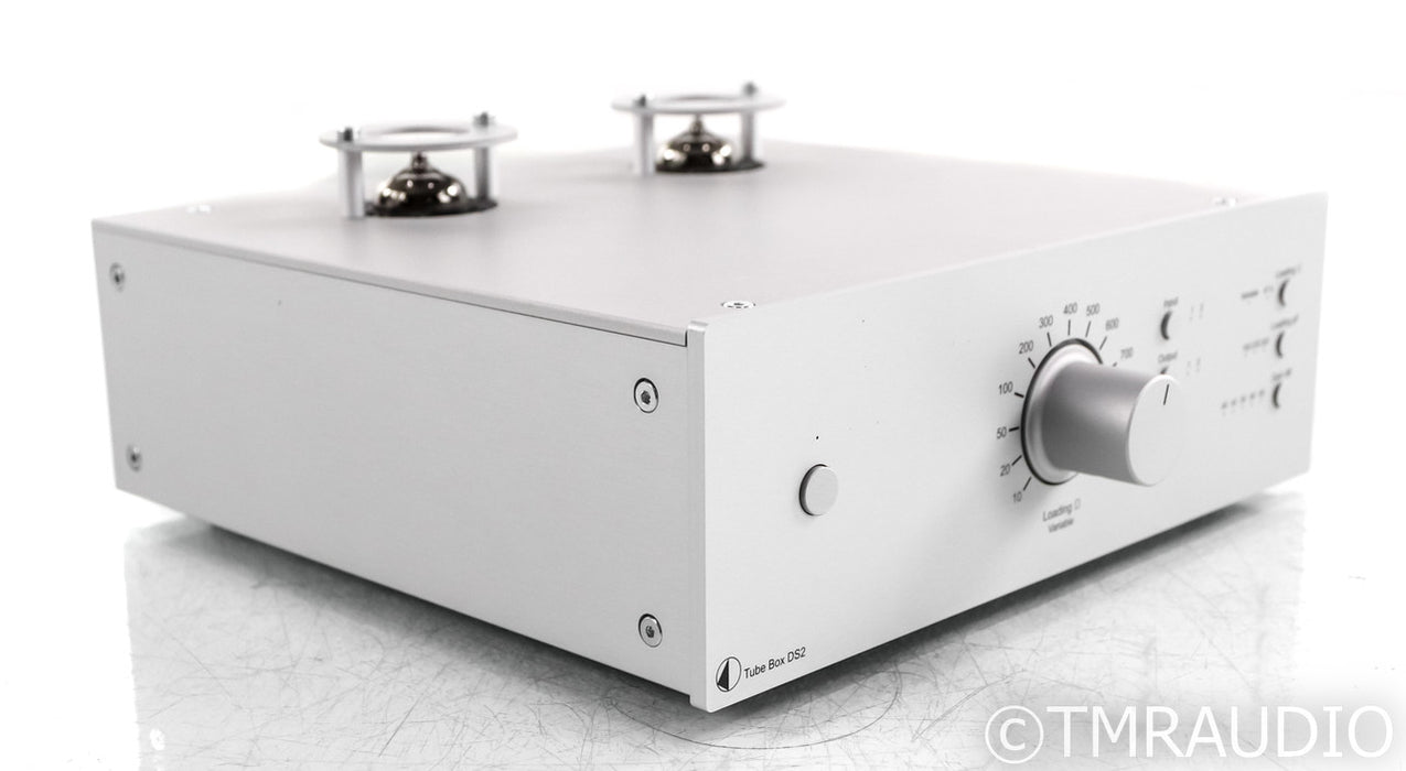 Pro-Ject Tube Box DS2 MM / MC Tube Phono Preamplifier; Silver