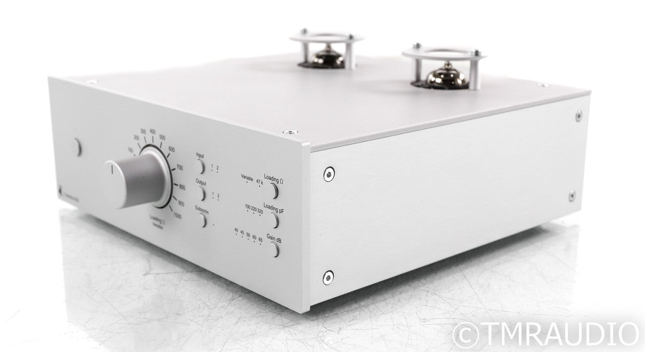 Pro-Ject Tube Box DS2 MM / MC Tube Phono Preamplifier; Silver