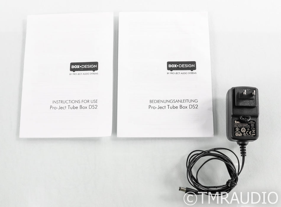 Pro-Ject Tube Box DS2 MM / MC Tube Phono Preamplifier; Silver