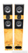 Acoustic Zen Adagio Floorstanding Speakers; Golden Burl Pair