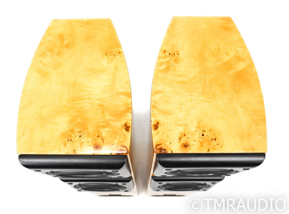 Acoustic Zen Adagio Floorstanding Speakers; Golden Burl Pair