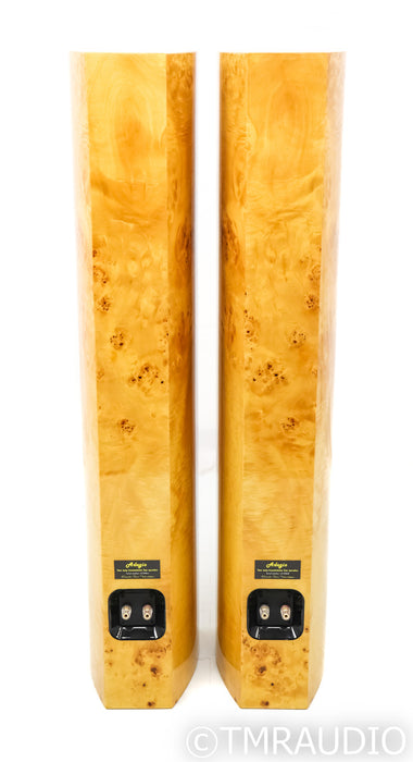 Acoustic Zen Adagio Floorstanding Speakers; Golden Burl Pair