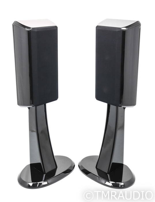 Revel Gem2 Bookshelf Speakers w/ Pedestal Stands; Gloss Black Pair; Gem 2