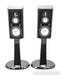 Revel Gem2 Bookshelf Speakers w/ Pedestal Stands; Gloss Black Pair; Gem 2