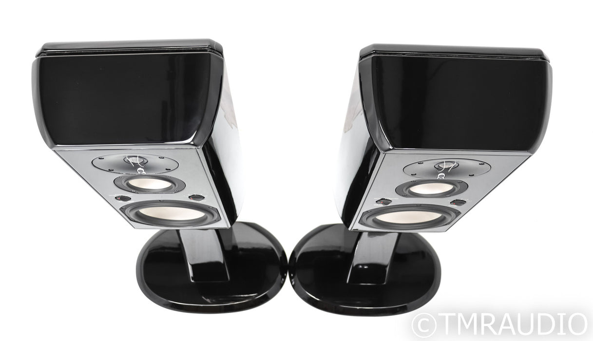 Revel Gem2 Bookshelf Speakers w/ Pedestal Stands; Gloss Black Pair; Gem 2