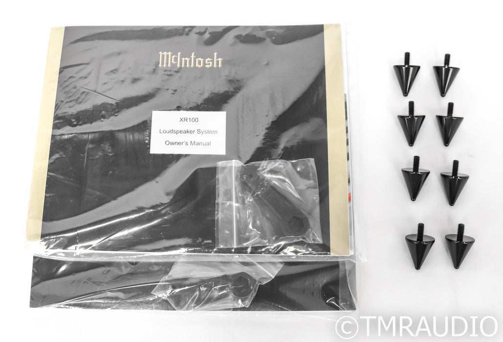McIntosh XR100 Floorstanding Speakers; Gloss Black Pair; XR-100
