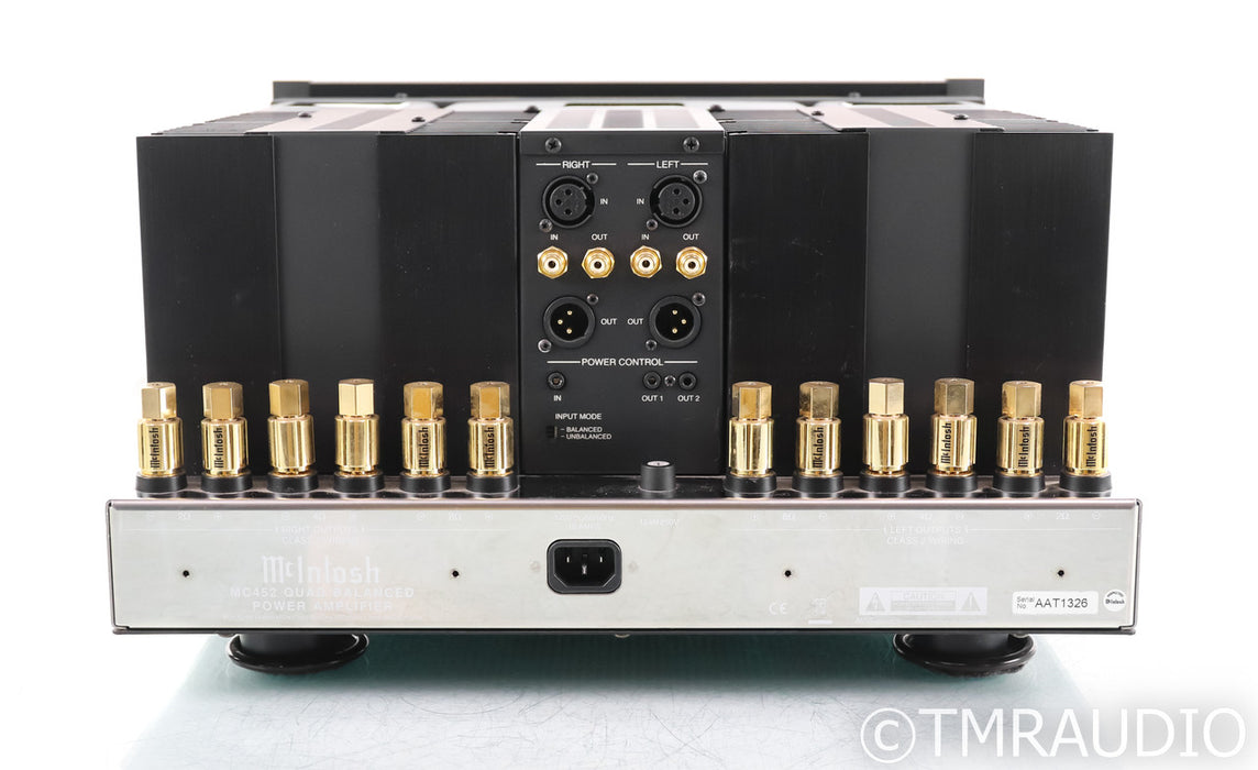 McIntosh MC452 Stereo Quad Balanced Power Amplifier; MC-452