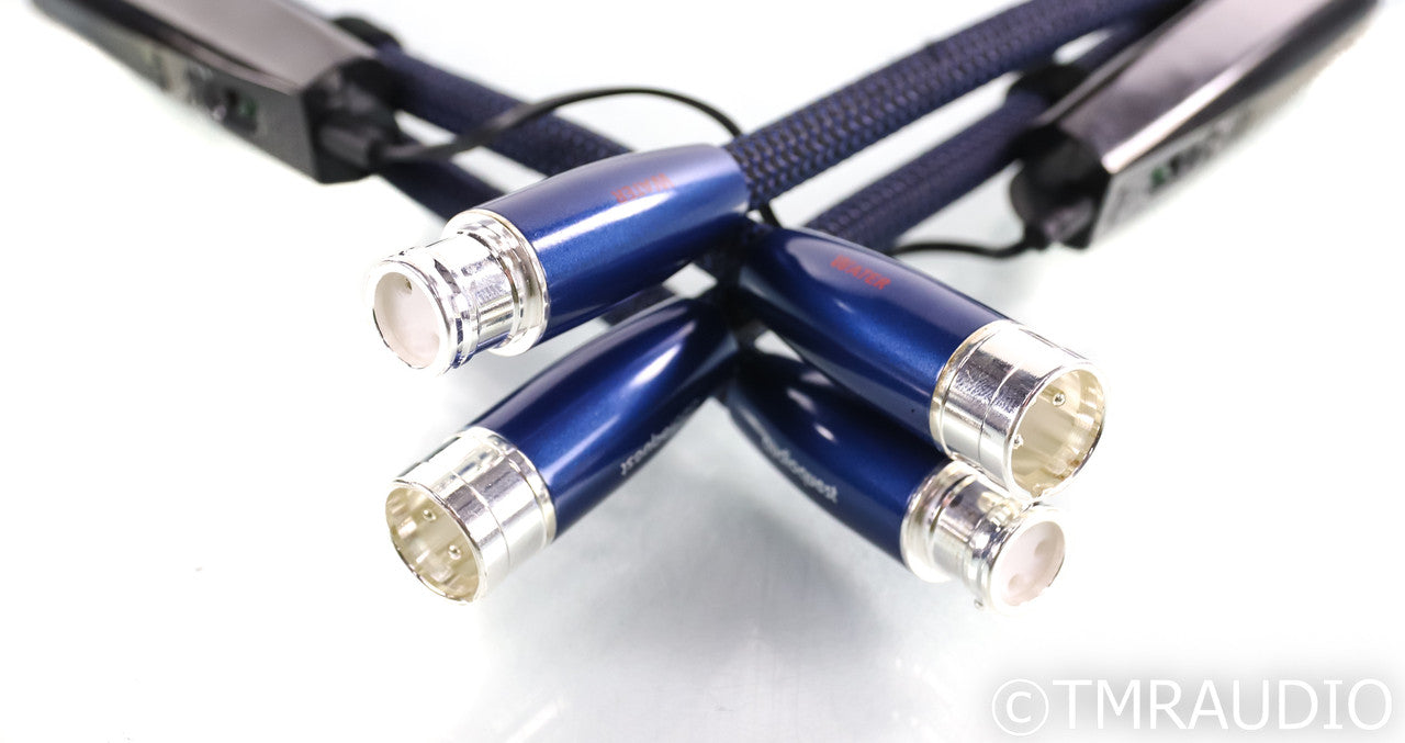 AudioQuest Water XLR Cables; 1.5m Pair Balanced Interconnects; 72v DBS