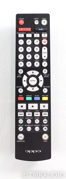 Oppo BDP-103 Universal Blu-Ray Player; BDP103; Remote