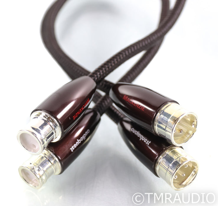 AudioQuest Mackenzie XLR Cables; 0.5m Pair Balanced Interconnencts
