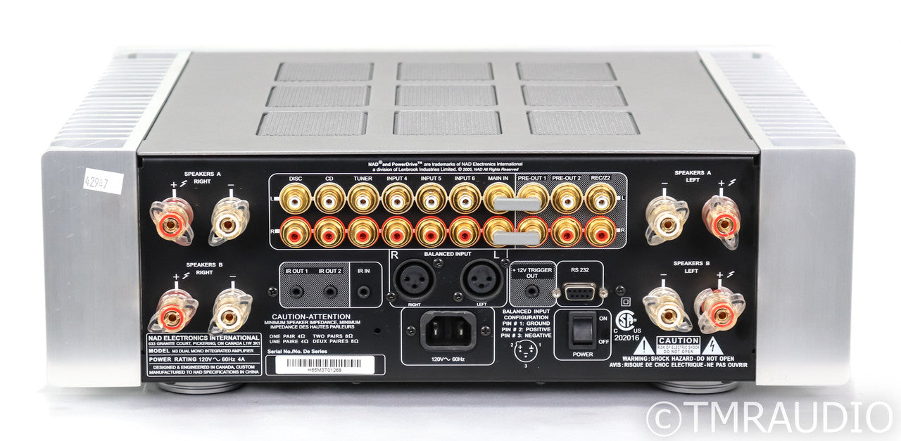 NAD M3 Stereo Integrated Amplifier; M-3; Remote