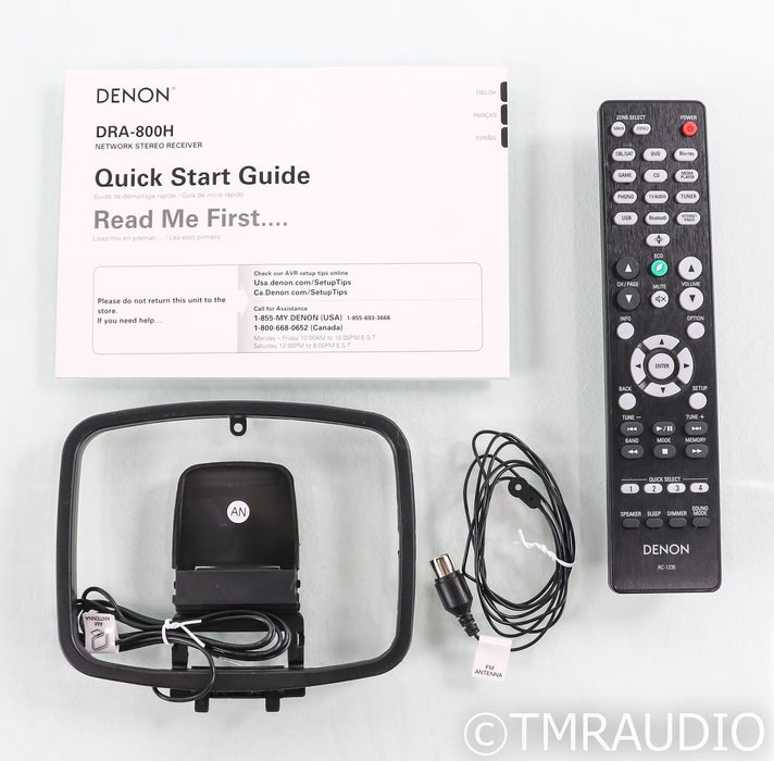 Denon DRA-800H 2.1 Channel Home Theater Receiver; DRA800H; Remote