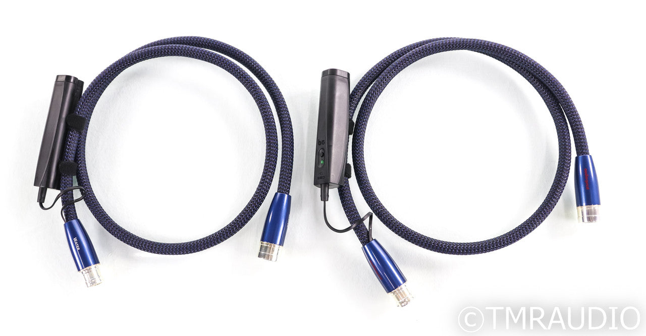 AudioQuest Water XLR Cables; 1m Pair Balanced Interconnects