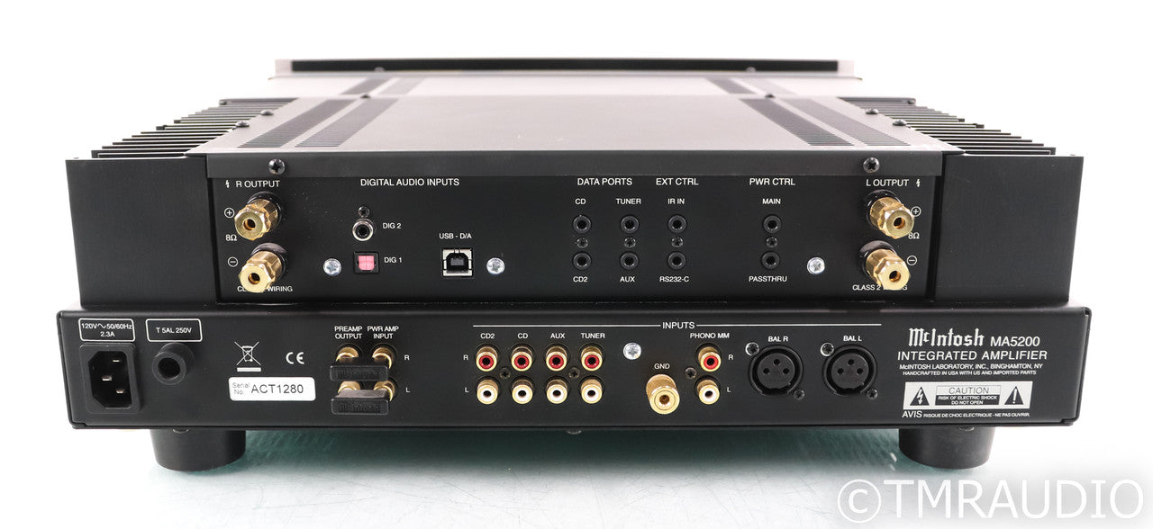 McIntosh MA5200 Stereo Integrated Amplifier; DAC; MM Phono; Remote