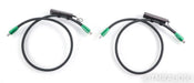 AudioQuest Earth XLR Cables; 1m Pair Balanced Interconnects; 72v DBS