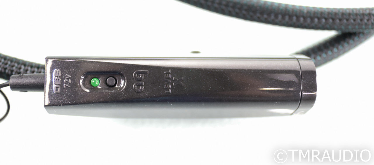 AudioQuest Earth XLR Cables; 1m Pair Balanced Interconnects; 72v DBS