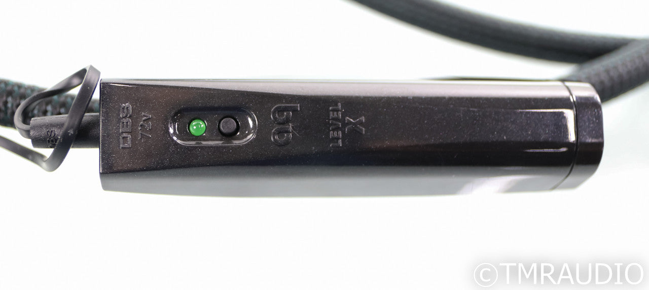 AudioQuest Earth XLR Cables; 1m Pair Balanced Interconnects; 72v DBS