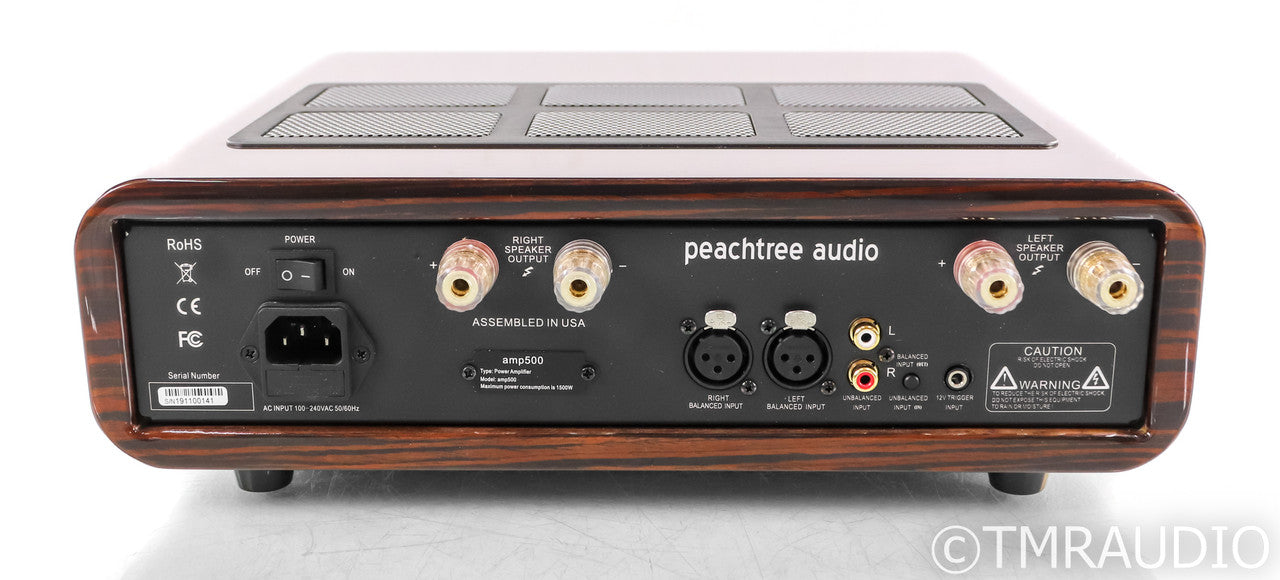 Peachtree Amp500 Stereo Power Amplifier; Wood; Amp-500