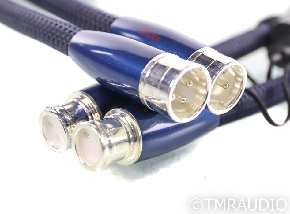 AudioQuest Water XLR Cables; 2m Pair Balanced Interconnects; 72v DBS