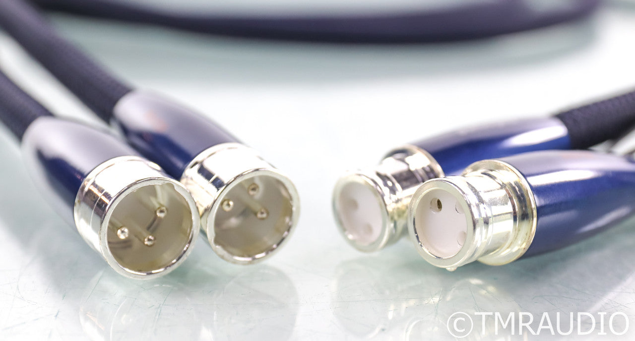 AudioQuest Water XLR Cables; 2m Pair Balanced Interconnects; 72v DBS
