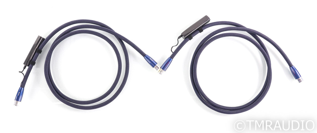 AudioQuest Water XLR Cables; 2m Pair Balanced Interconnects; 72v DBS
