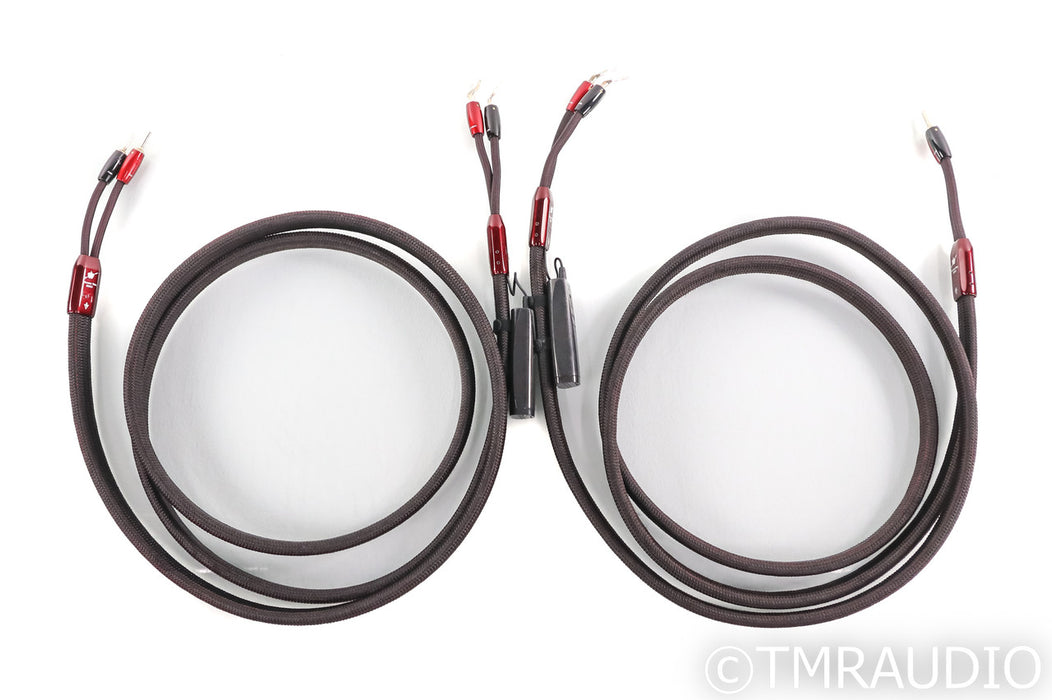 AudioQuest William Tell ZERO Speaker Cables; 10ft Pair; 72v DBS