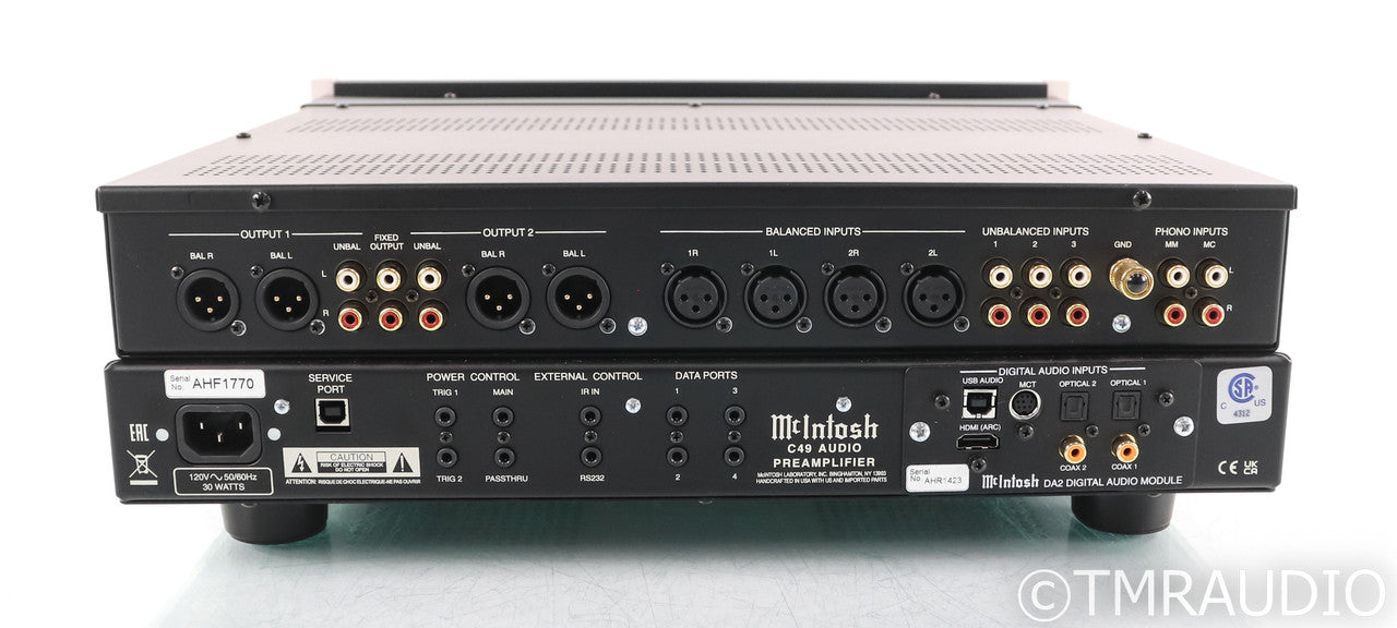 McIntosh C49 Stereo Preamplifier; C-49; Remote; MM / MC Phono