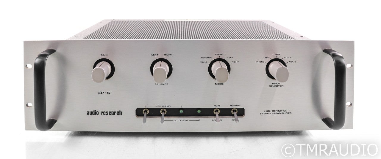 Audio Research SP-6B Vintage Stereo Tube Preamplifier; SP6B; MM Phono