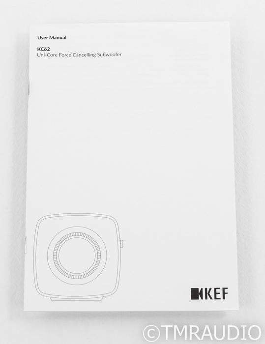 KEF KC62 Dual 6.5" Powered Subwoofer; KC-62