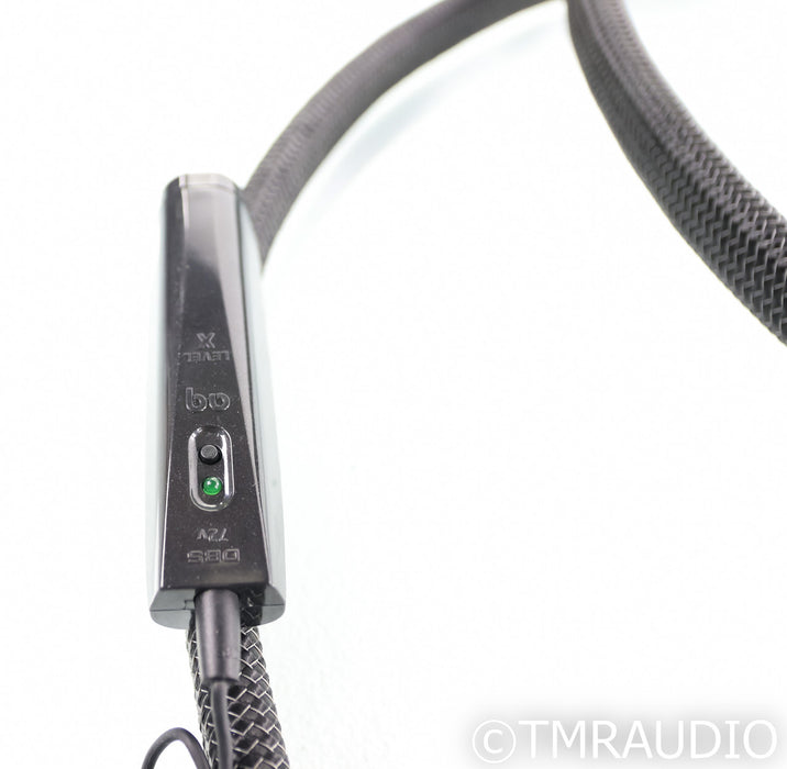 AudioQuest William Tell Silver ZERO Speaker Cables; 8ft Pair; 72v DBS
