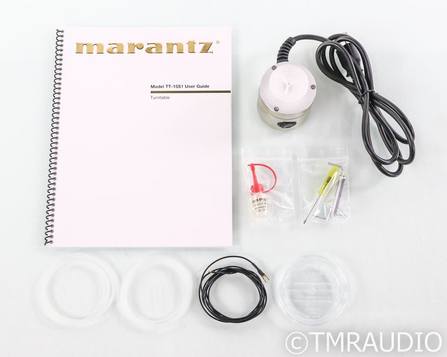 Marantz TT-15 Belt Drive Turntable; White; Clearaudio Virtuoso Wood MM Cartridge