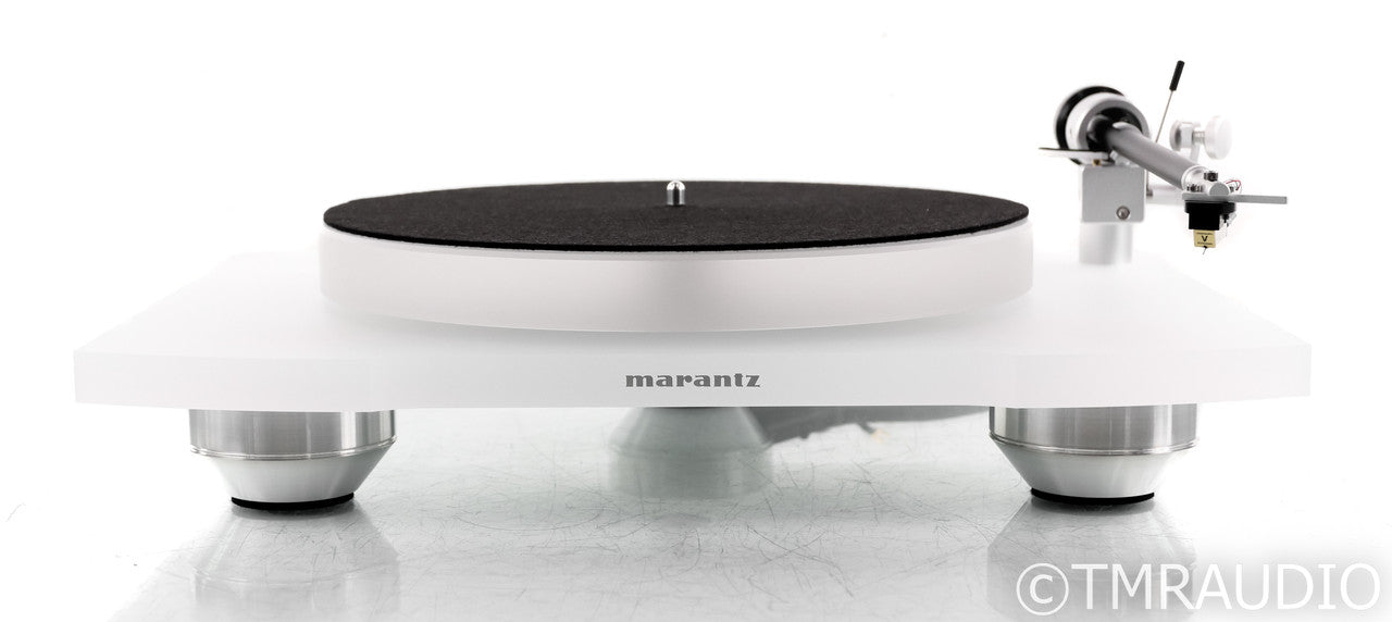 Marantz TT-15 Belt Drive Turntable; White; Clearaudio Virtuoso Wood MM Cartridge