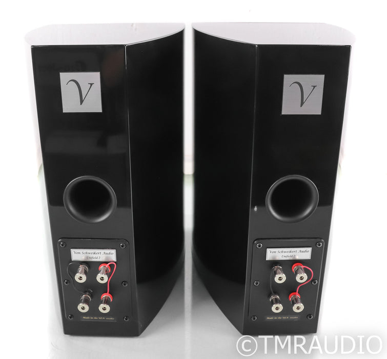 Von Schweikert Unified 2 Bookshelf Speakers; Piano Black Pair