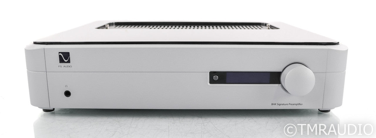 PS Audio BHK Signature Stereo Tube Preamplifier; Silver; Remote (Used)