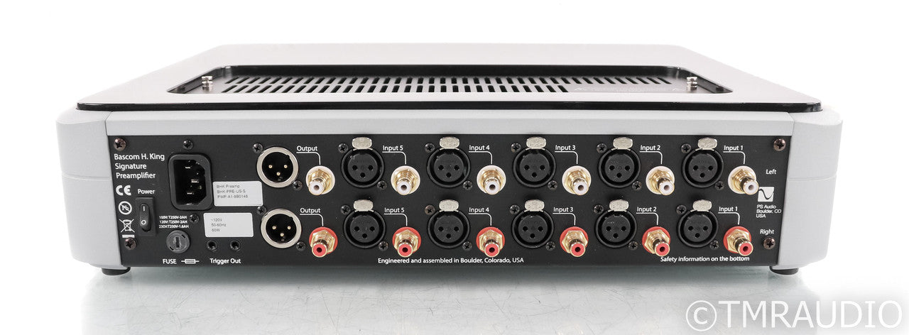 PS Audio BHK Signature Stereo Tube Preamplifier; Silver; Remote (Used)