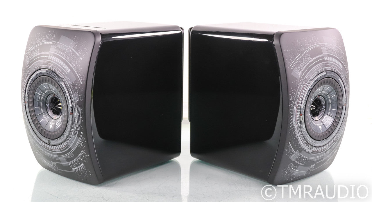 KEF LS50W Nocturne Edition Wireless Bookshelf Speakers; Black Pair; LS-50W