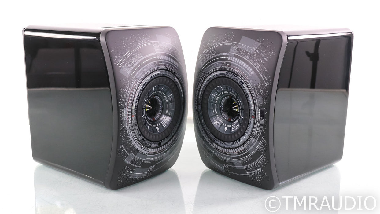 KEF LS50W Nocturne Edition Wireless Bookshelf Speakers; Black Pair; LS-50W