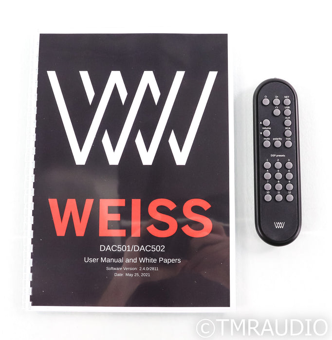 Weiss DAC501 DAC; D/A Converter; Black (Open Box)