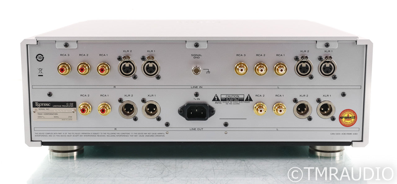 Esoteric C02 Stereo Preamplifier; C-02; Remote