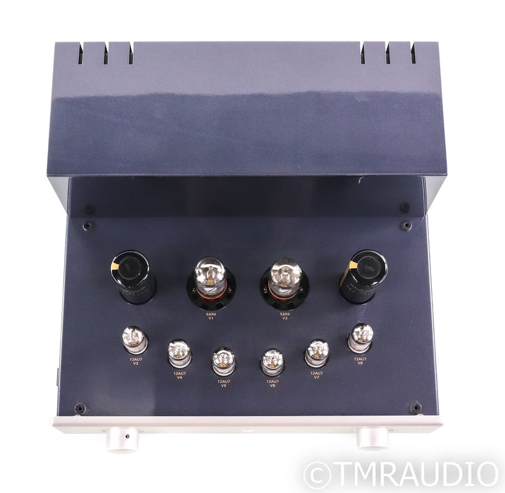 PrimaLuna EvoLution EVO 400 Stereo Tube Preamplifier; Silver; Remote